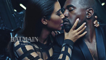 Kim a Kanye hvězdami letní kolekce Balmain S/S15
