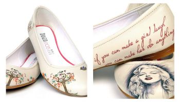 Je libo baleríny s Marilyn Monroe nebo s cupcakem? Dogo shoes tajné sny plní
