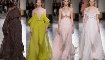 Couture kolekce Giambattista Valli přináší krajky, volány a květinové vzory