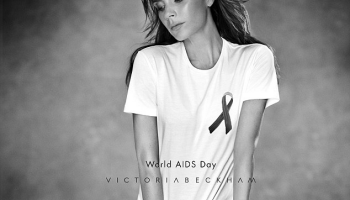 Tričko od Victorie Beckham pro World's AIDS Day
