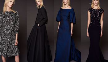 Zac Posen v Resortu 2018 vsadil na strukturu materiálů