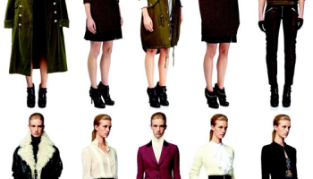 McQ Pre-Fall 2012: dvě řady oblečení pro jednu ženu – jinou na jaře a jinou na podzim!