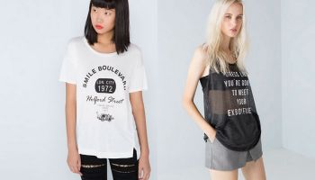 Trendy jsou trička s nápisy - zajděte si pro ně do Bershky