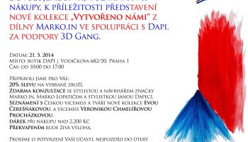 Představení nové kolekce z dílny Marko.in budou provázet VIP nákupy!