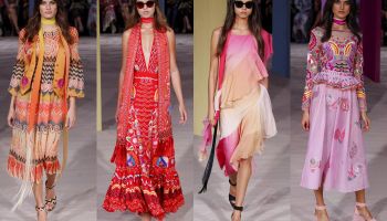 Bohémský festivalový styl jarní kolekce Temperley London 2017