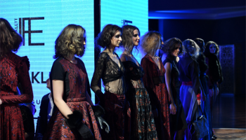 Jitka Klett for Fashion revolution charitativní akce ve Slovanském domě