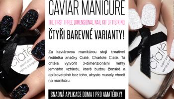 Kaviárová manikúra ozvláštní vaše nehty a aplikovat ji dokážete i sama doma – zkuste to!