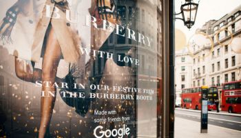 Digitální projekt Burberry Booth