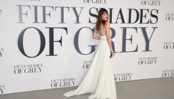 Dakota Johnson na premiérách Fifty Shades of Grey