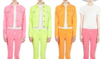 Christopher Kane navrhl pro J brand džínovou kolekci v neonových barvách!