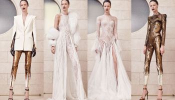 Opulentní róby předvedl v Haute Couture 2017 Atelier Versace