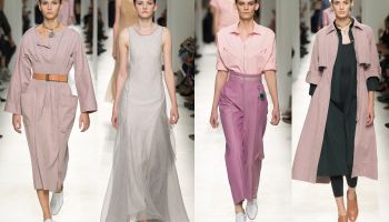 Silueta 80. let ovládla jarní kolekci Hermès 2017