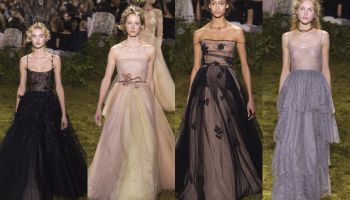 Haute Couture na jaro 2017 Christian Dior představena v zahradě