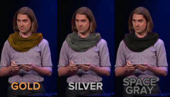Herní tituly pro nové Apple modely představil „týpek s šálou“