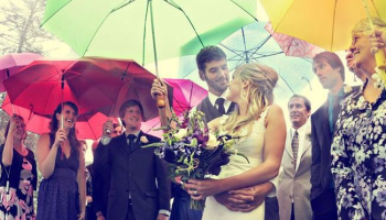 Když o svatební den prší kapky štěstí