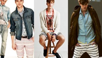 Vybavte své kraťasy fashion vzory – pánské krátké kalhoty letos zdobí proužky i výšivky!