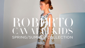 Dětská kolekce Roberto Cavalli plná tropických květů