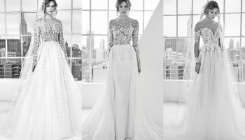 V jarní kolekci svatebních šatů Zuhair Murad 2018 převládly průsvitné krajky
