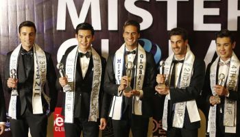 První místo v soutěži Mister Global 2016n získal Tomáš Martinka