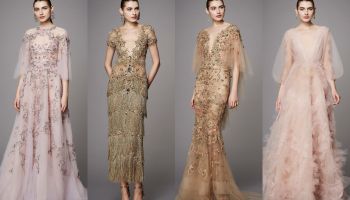 Nadýchané sukně a drobné krajkování v Pre-fall kolekci Marchesa 2017