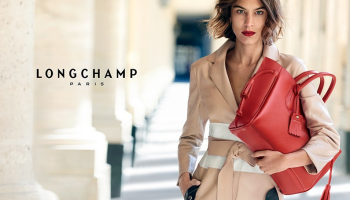 Alexa Chung v nové kampani kabelek Longchamp