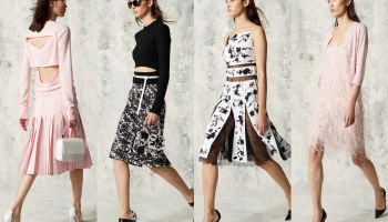 Černo-bílý Pre-fall Michael Kors 2016 v pohybu