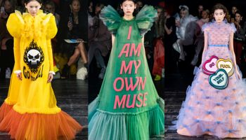Sarkastické poselství v princeznovských šatech od značky Viktor &amp; Rolf