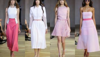 Carolina Herrera představuje v S/S 2016 moderní látky ve spojení s dívčími návrhy