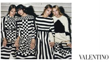 Sošné modelky v kampani Valentino Fall 2015