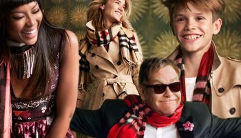 Hvězdně obsazená vánoční kampaň Burberry 2015