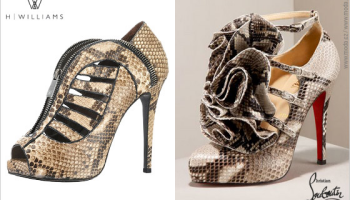 Nechte se pokoušet hadem: do vašeho botníku patří boty s hadím vzorem!