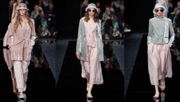 Vzdušná jarní a letní kolekce Emporio Armani 2020 se nezalekla odvážných outfitů