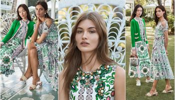 Tory Burch s kampaní ala zahradní party