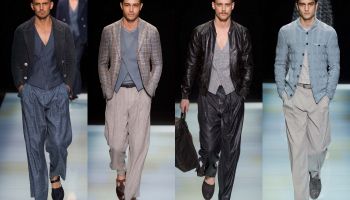 Jarní pánská kolekce Giorgio Armani 2016 inspirována šedí velkoměsta