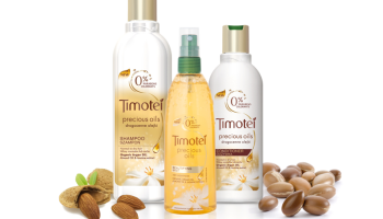 Timotei Precious Oils aktivně pečují o suché vlasy