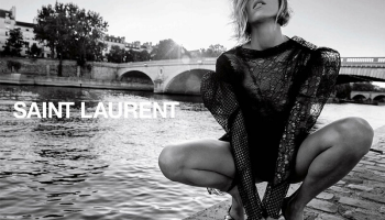 Kosmetická kampaň Saint Laurent s Anjou Rubik