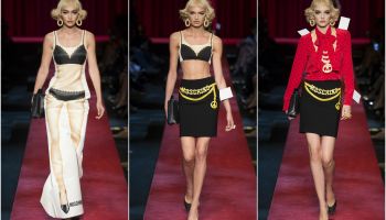 Jeremy Scott v jarní kolekci Moschino udělal krok zpět do minulosti