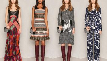 Pre-Fall Diane von Furstenberg 2015 v bohémském stylu