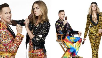 Magnum v nové reklamě sází na modelku Caru Delevingne i značku Moschino