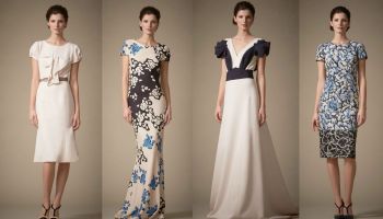 Kolekce Pre-fall Carolina Herrera - jednoduchá elegance v khaki i béžové