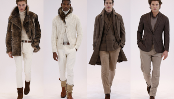 Ralph Lauren v zimní pánské kolekci myslí na módu na svah