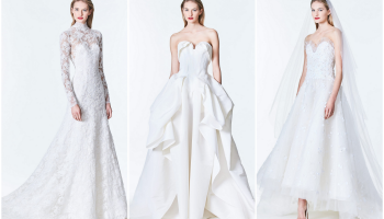 Carolina Herrera uvedla střídmou, ale precizní kolekci svatebních šatů
