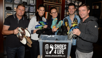 Vignerová a Leová podpořily charitativní sbírku bot