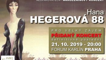 Neopakovatelný narozeninový koncert Hany Hegerové