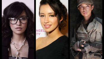 Christian Serratos v retro stylu se světovými návrháři