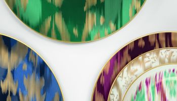 Voyage en Ikat - nová kolekce porcelánu Hermès