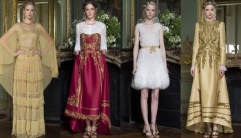 Alberta Ferretti se ve své Haute Couture inspirovala secesí 19. století