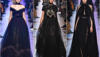 Elie Saab předvedl kolekci plnou rafinovaných a zdobených kousků