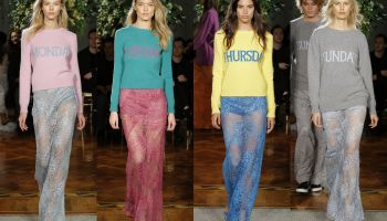 Experiment s barvami a středoškolský nádech - Pre-fall Alberta Ferretti 2017