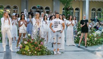MBPFW: Jiří Kalfař ve své kolekci znázornil čistotu a pravdu